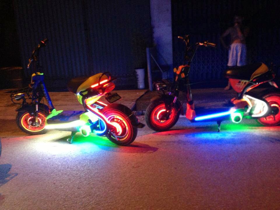 ảnh xe điện có đèn chất lượng cao 99+ Hình Ảnh Xe Điện Độ, Xmen Độ Kiểng Đẹp, Chất Ngầu Nhất