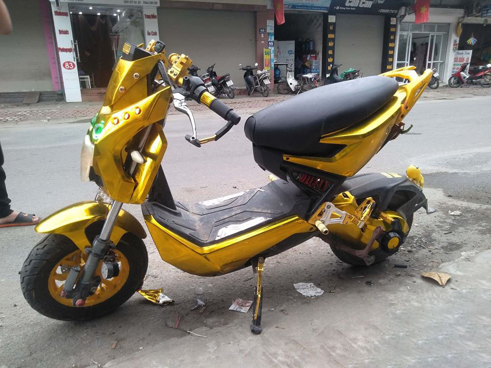 hình ảnh xe điện dát vàng 99+ Hình Ảnh Xe Điện Độ, Xmen Độ Kiểng Đẹp, Chất Ngầu Nhất