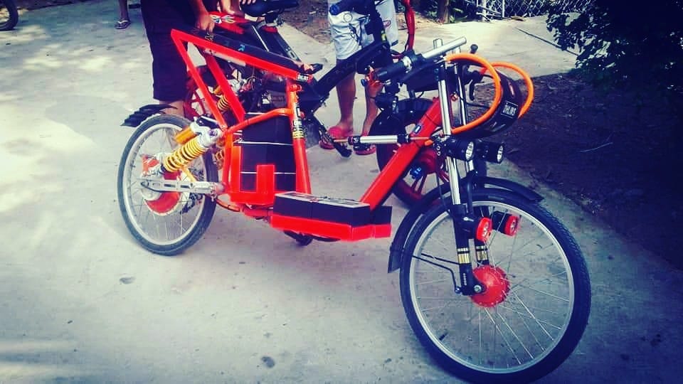 Ảnh xe đạp điện độ cực chất