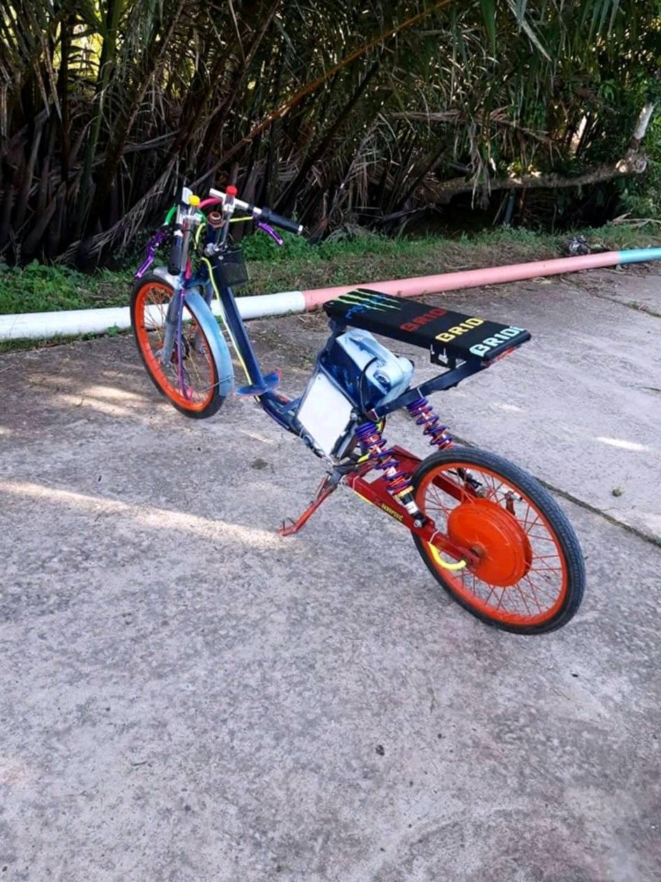 Ảnh xe đạp điện độ độc đáo