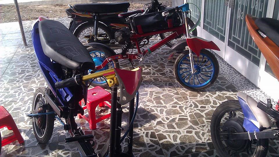 Ảnh xe đạp điện độ drag