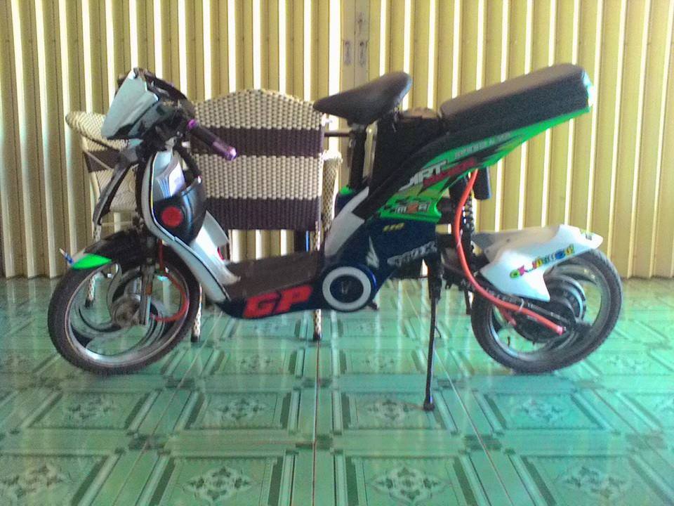 Ảnh xe đạp điện độ ngầu