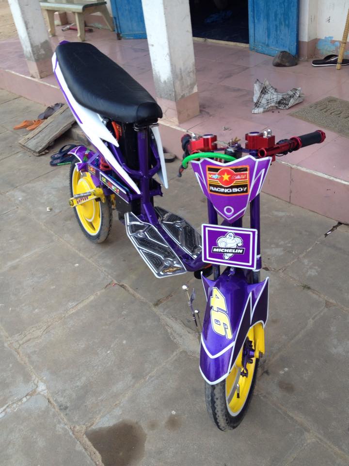 Ảnh xe đạp điện độ racing