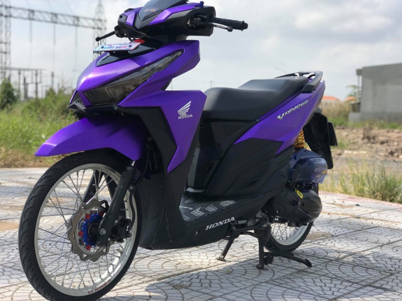 Hình ảnh Honda Vario 150 độ kiểng màu tím Hình ảnh Honda Vario 150 độ kiểng màu tím