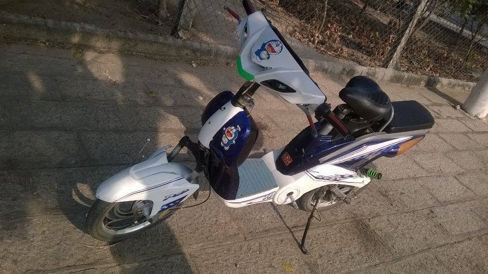 Hình ảnh xe đạp điện độ đáng yêu