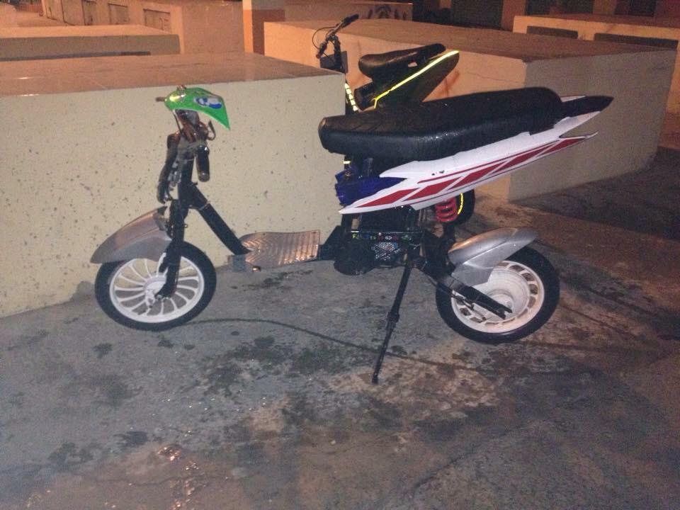 Hình ảnh xe đạp điện độ kiểng chất