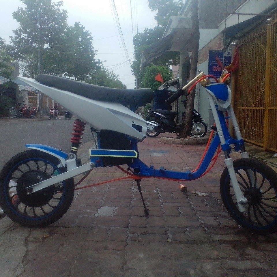 Hình ảnh xe đạp điện độ kiểng drag