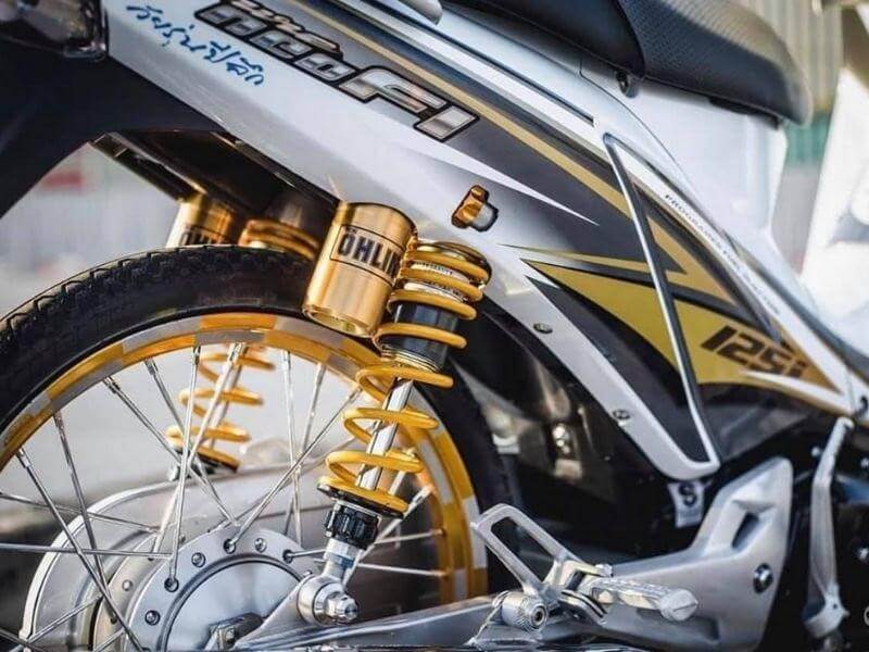 Phuộc độ - Món đồ chơi không thể thiếu khi độ xe máy Future.