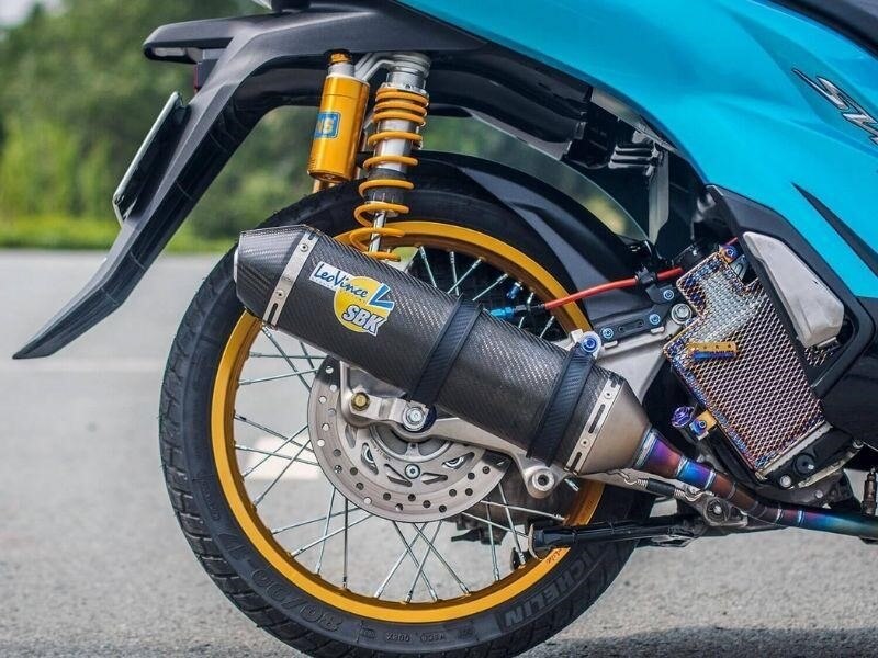 Ốc titan màu sắc xanh là phụ kiện trang trí vô cùng độc đáo, bắt mắt (Hình 7)