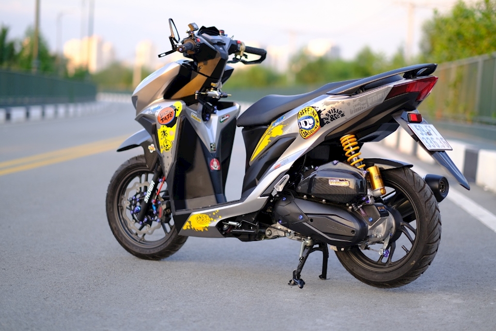 Honda Vario 150 độ kiểng xám Honda Vario 150 độ kiểng xám