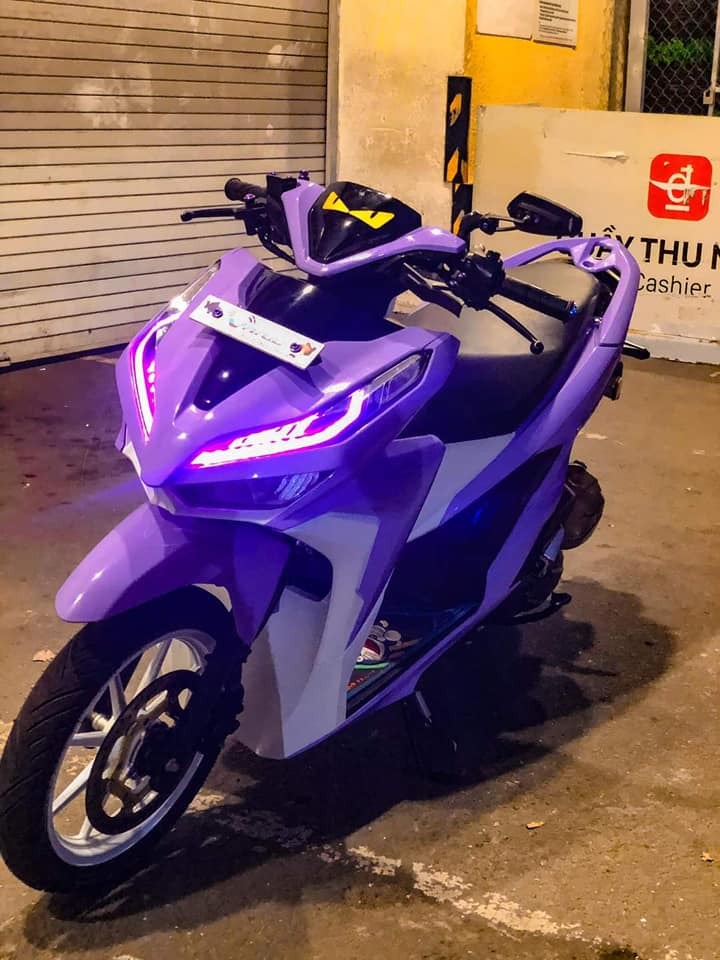 Xe Honda Vario 150 độ kiểng tím Xe Honda Vario 150 độ kiểng tím
